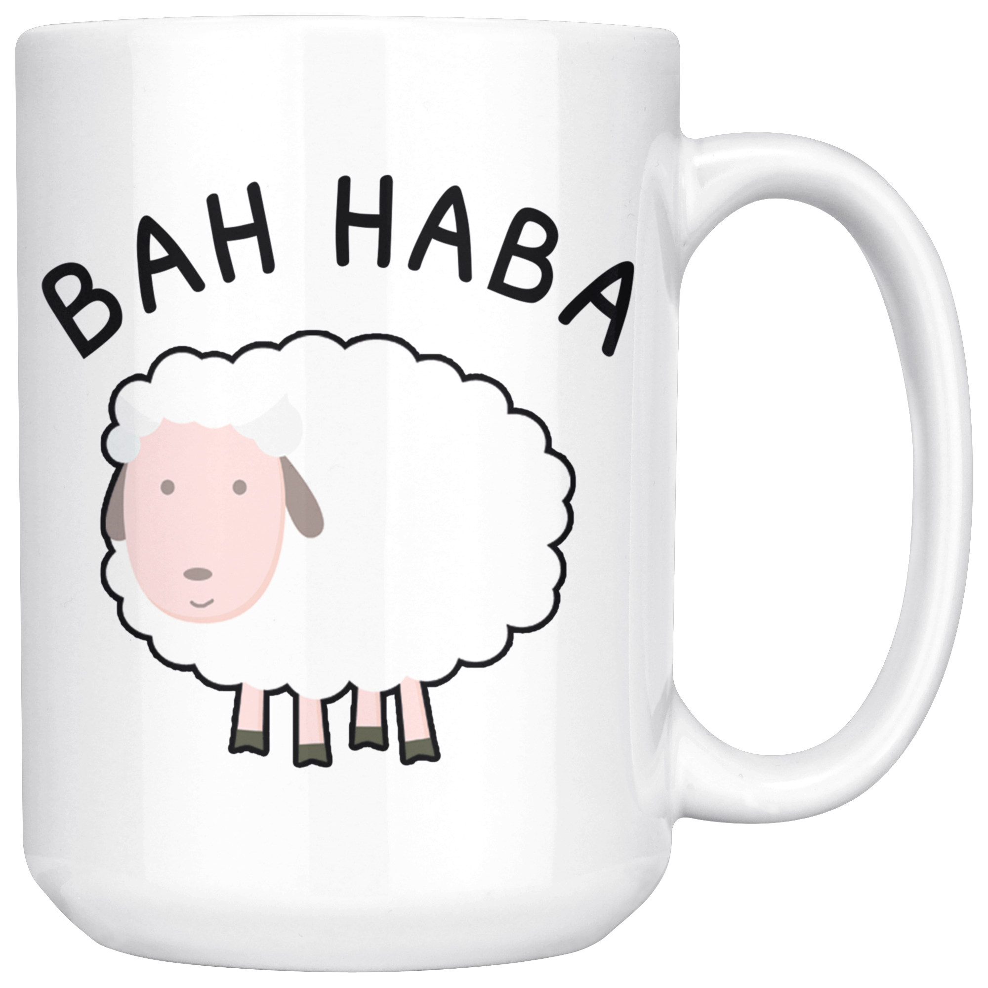 White 15oz Mug - Bah Haba Bar Harbor Maine