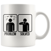 White 11oz Mug - Coffee Problem Solved