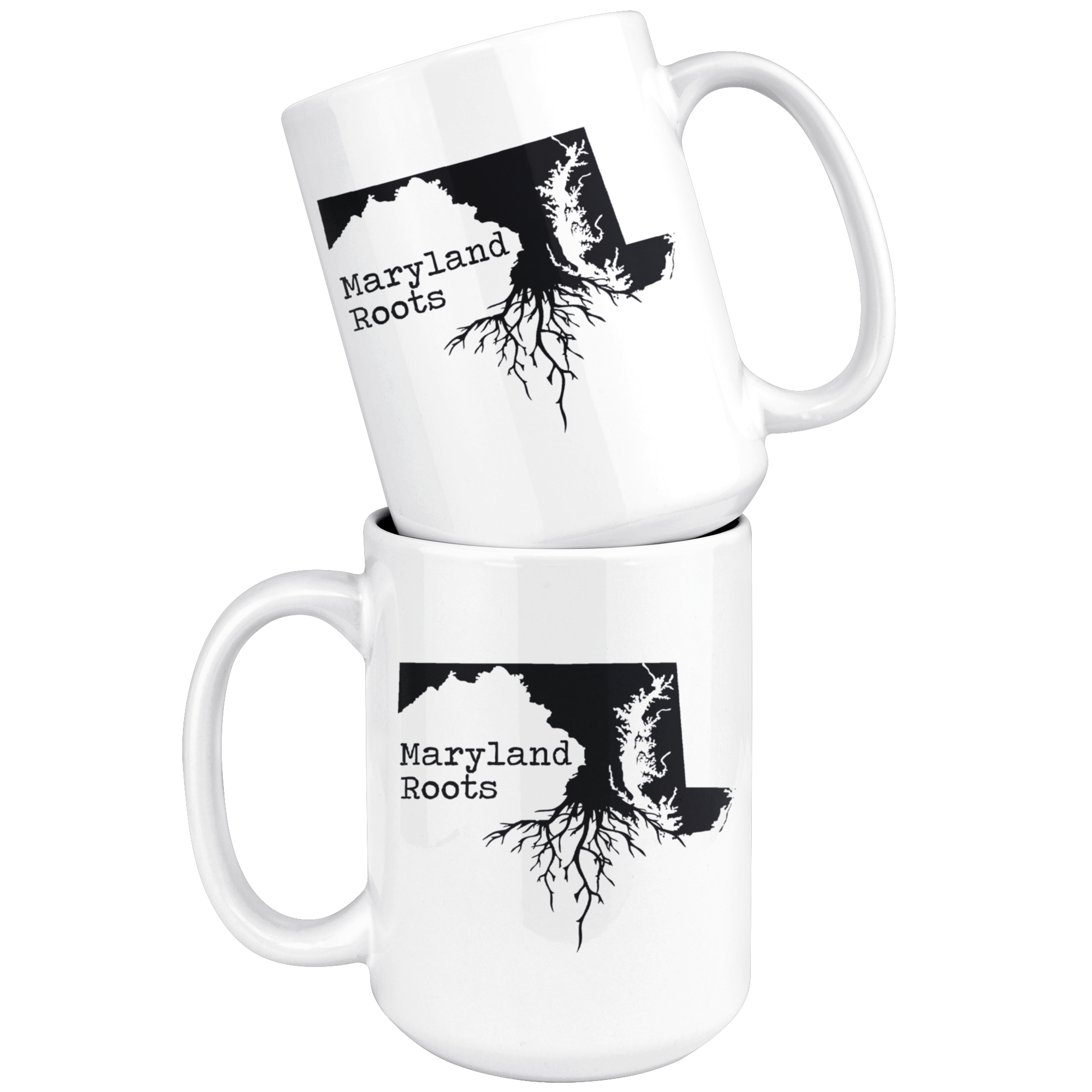 White Mugs - Maryland Roots