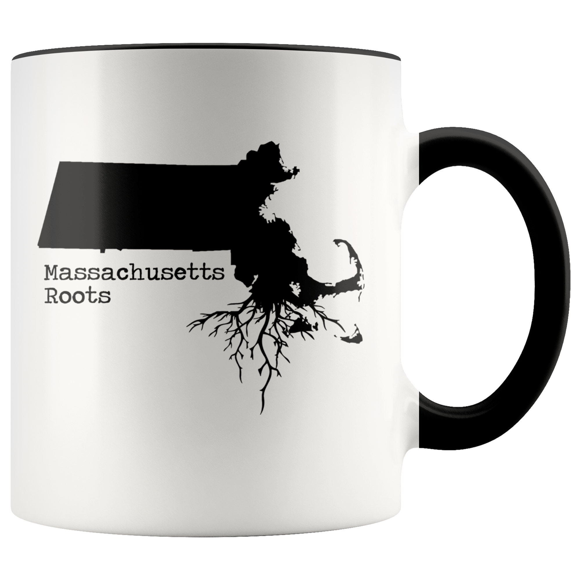 Accent Mug - Massachusetts State Roots