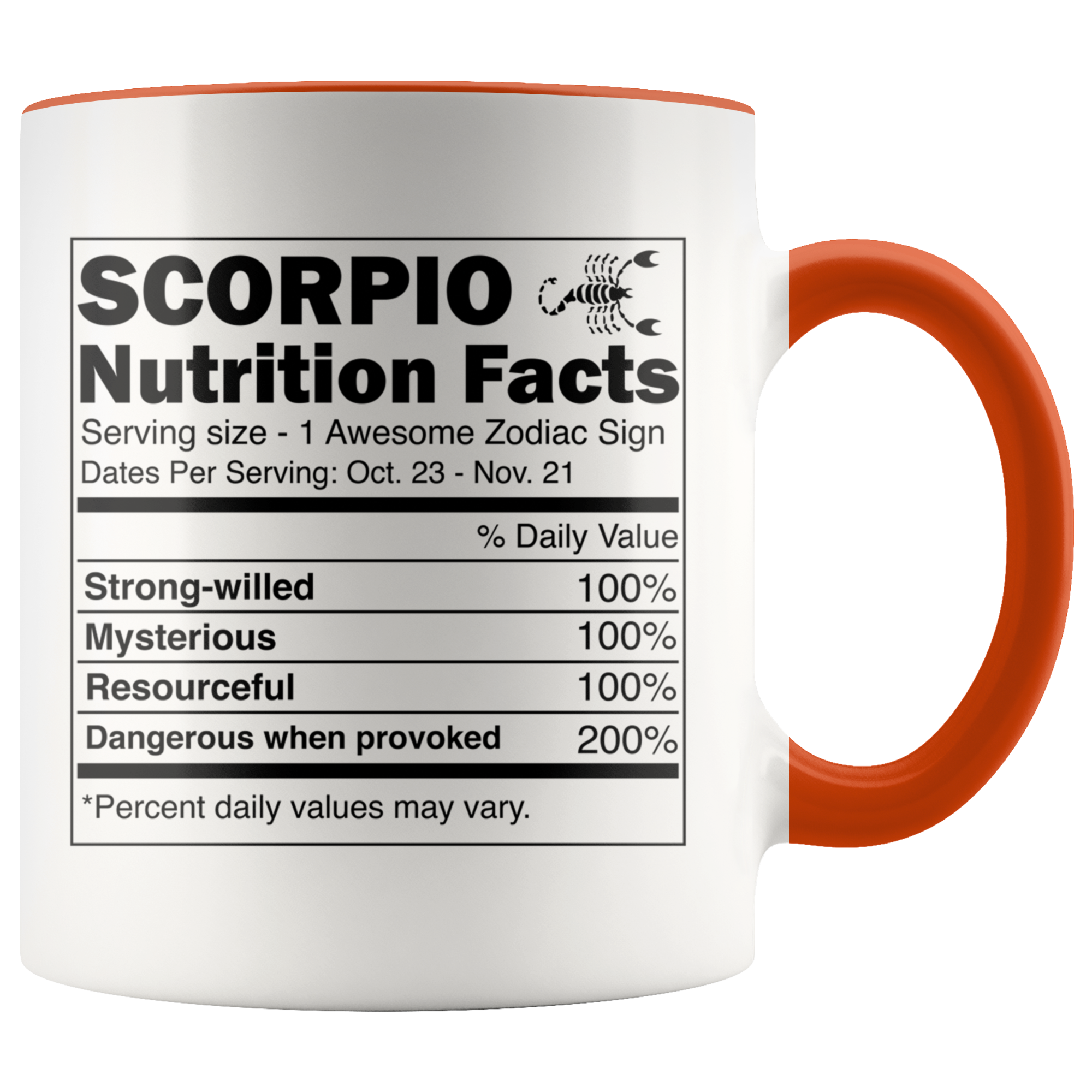 Accent Mug - Scorpio Zodiac Mug
