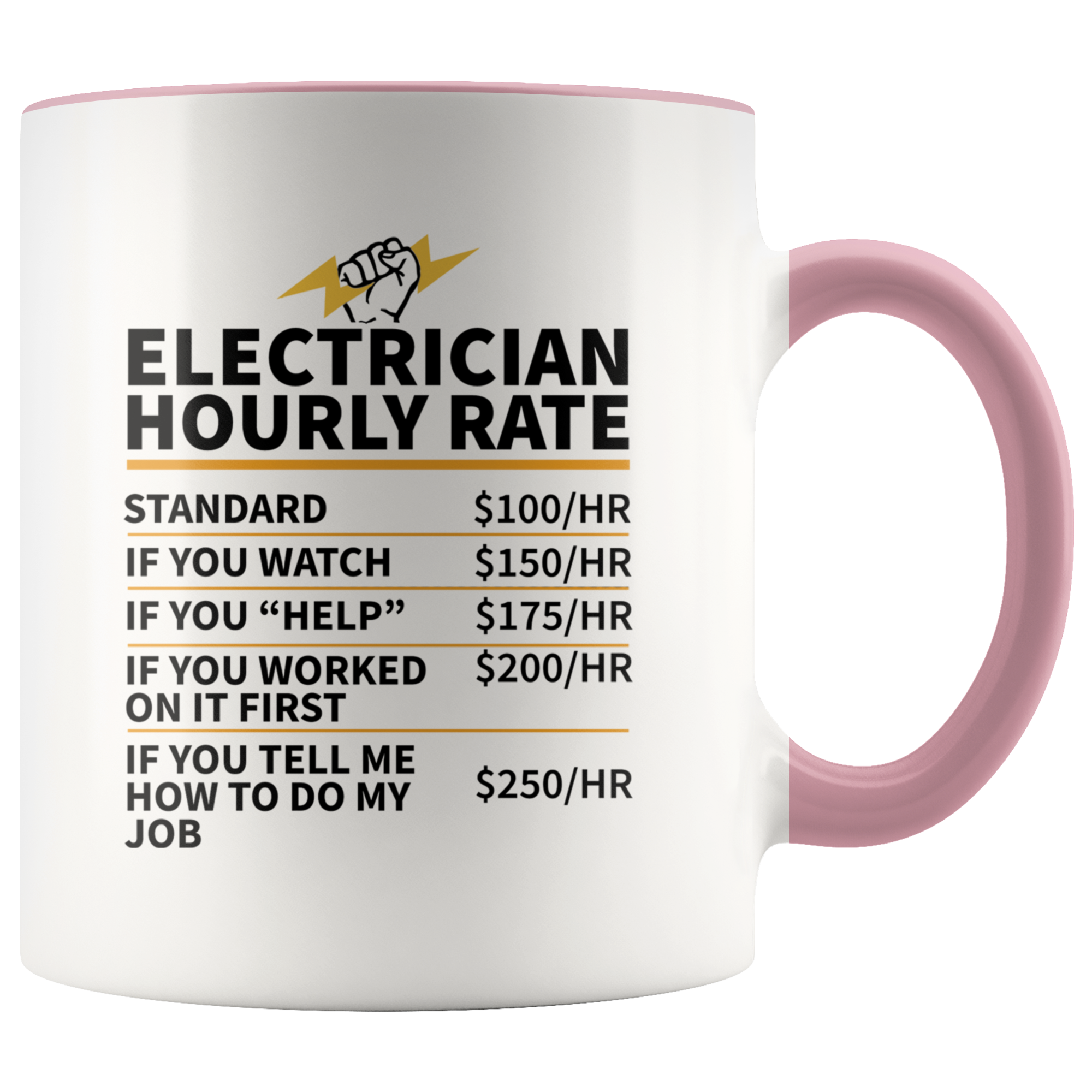 Accent Mug - Electrician Hourly