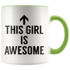 Accent Mug - This Girl Is Awesome