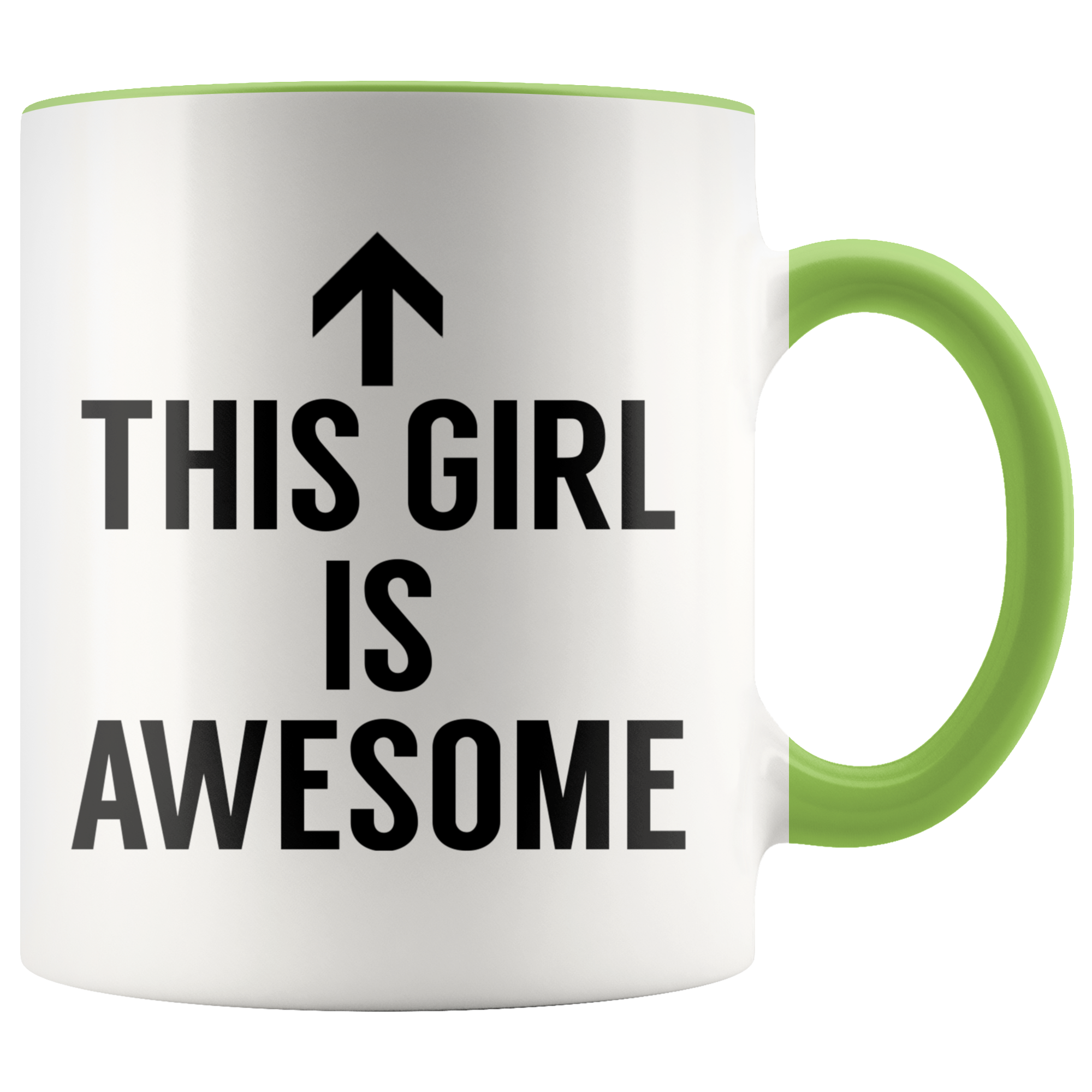 Accent Mug - This Girl Is Awesome
