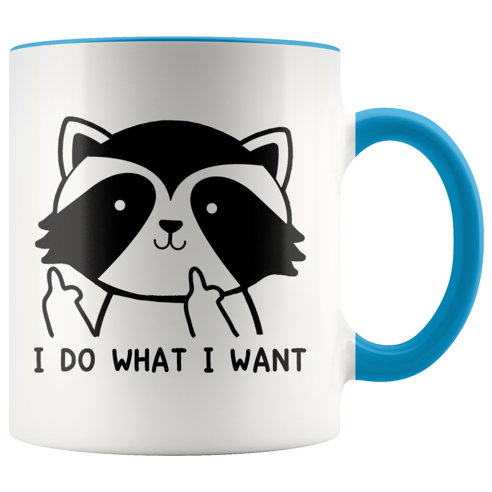 Accent Mug - Raccoon Do What I Want