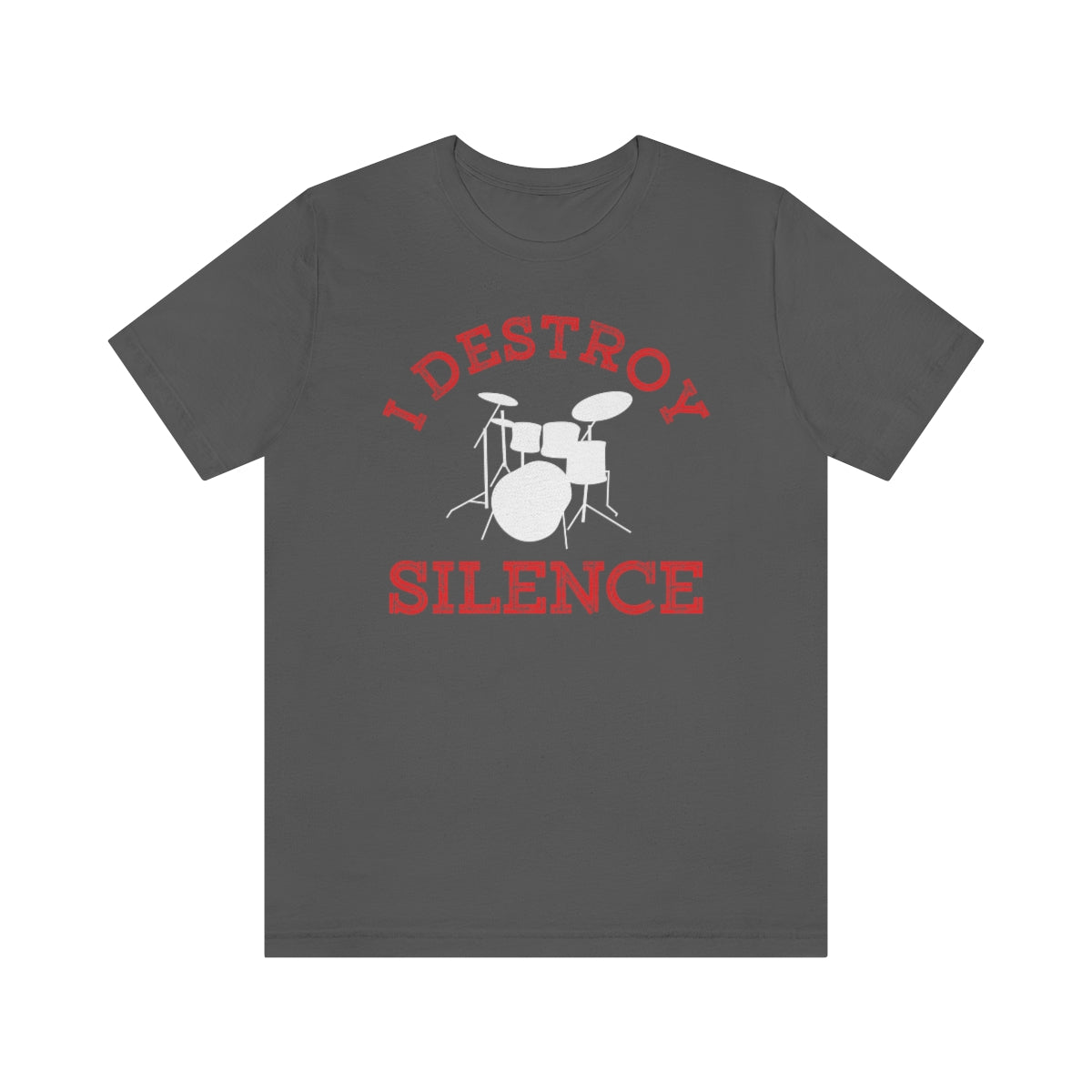 Drummer I Destroy Silence TShirtSon UK