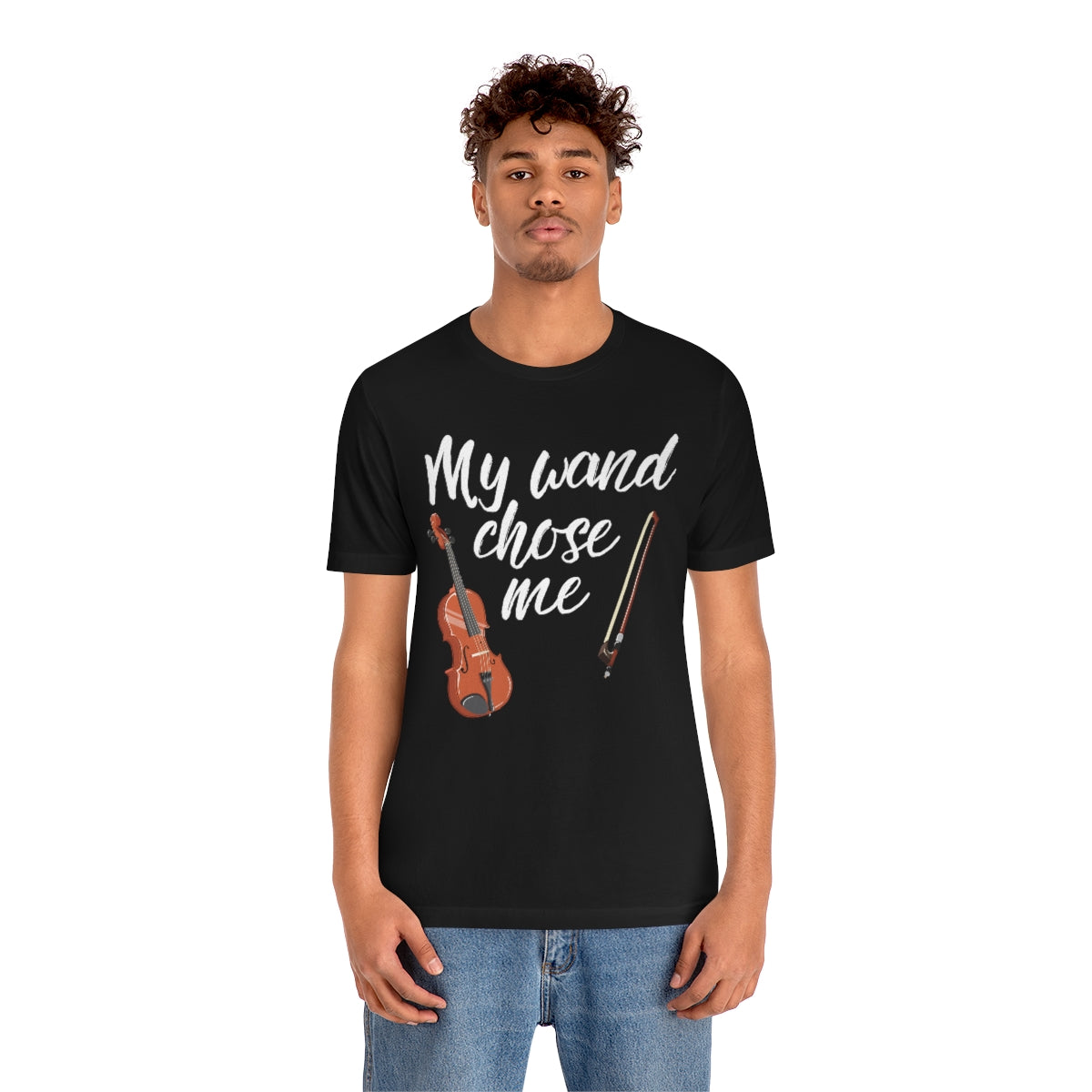 Violin Wand Chose Me TShirtSon UK