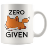 White 11oz Mug - Zero Fox Given