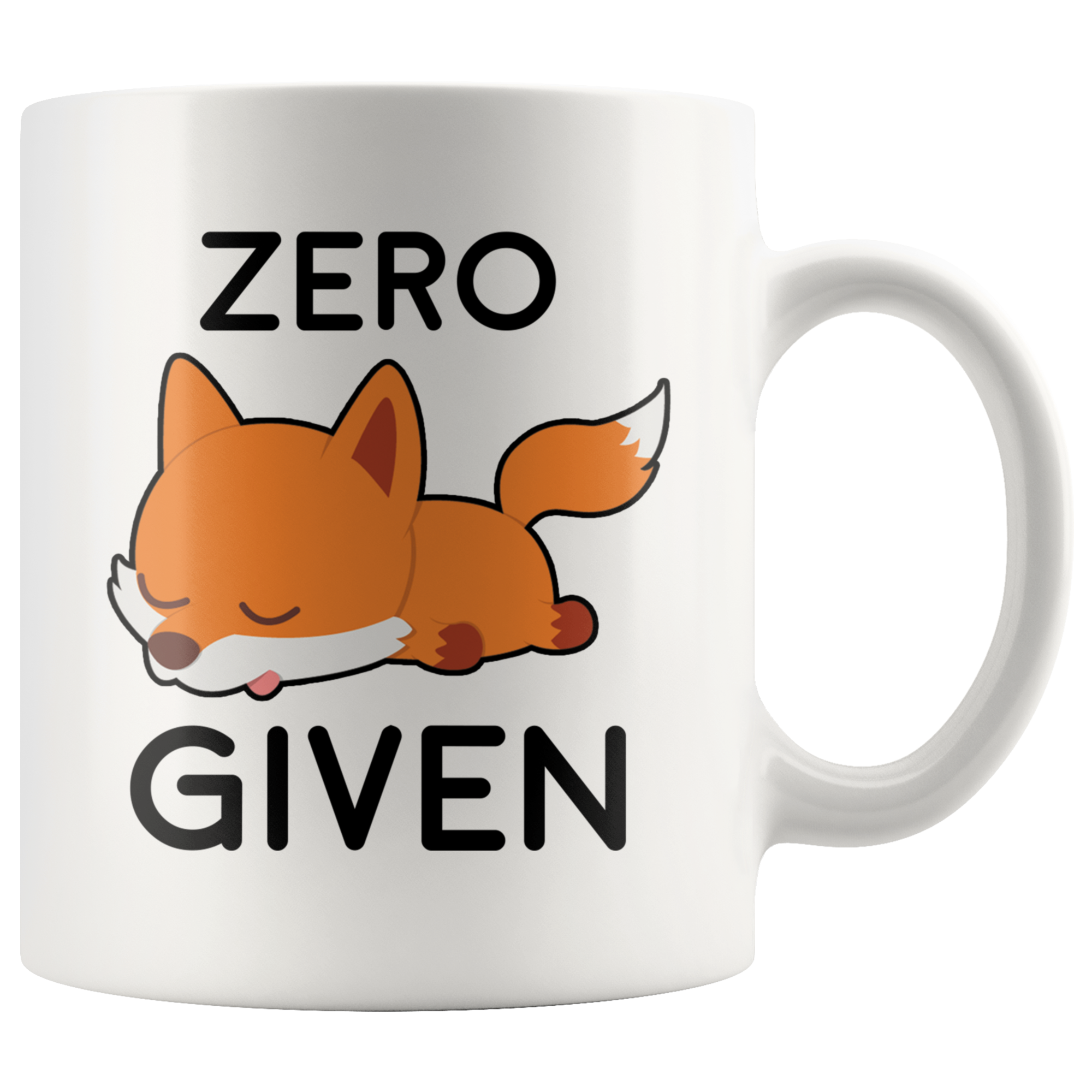 White 11oz Mug - Zero Fox Given