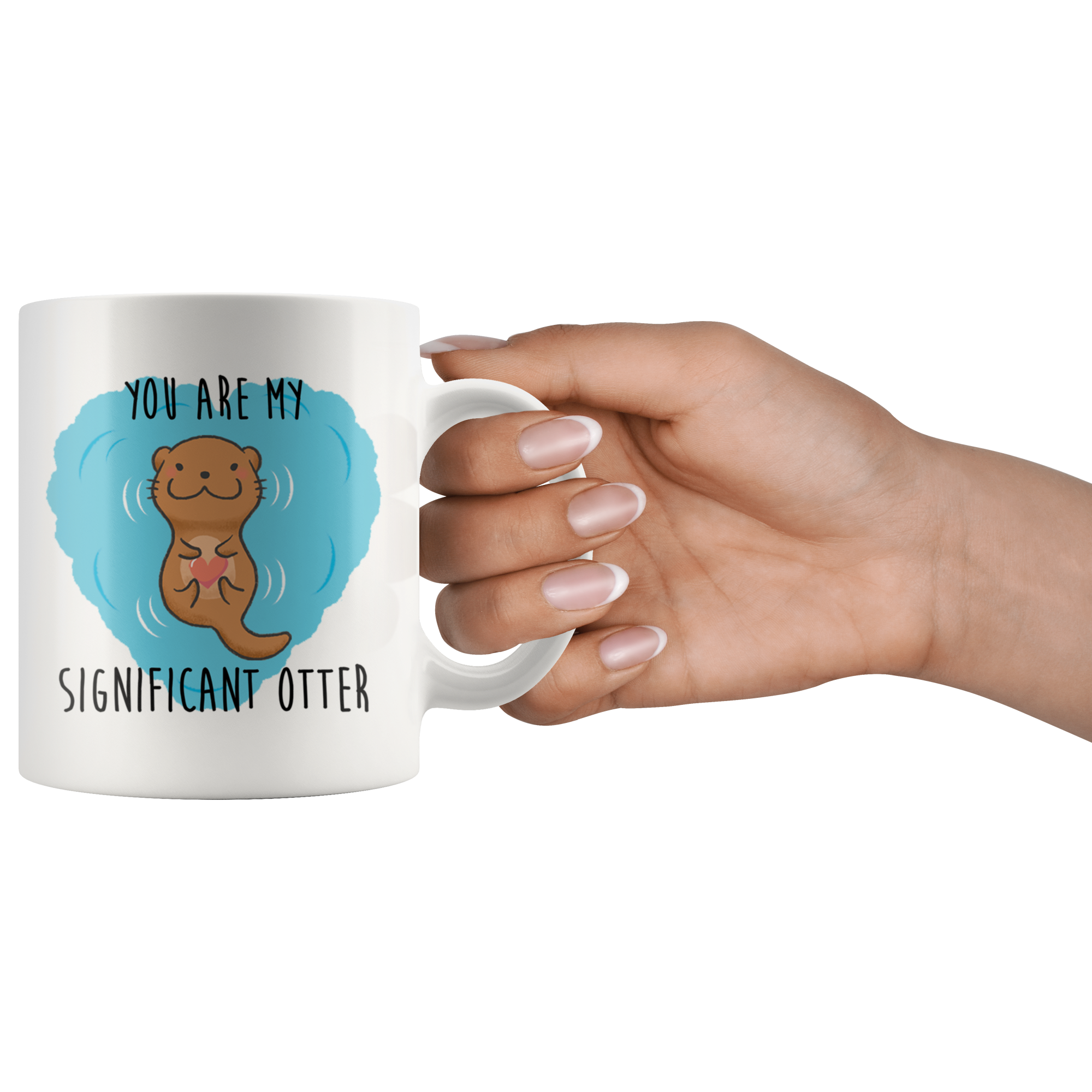 White 11oz Mug - Significant Otter