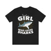 Just a Girl Who Loves Sharks TextileDE Germany