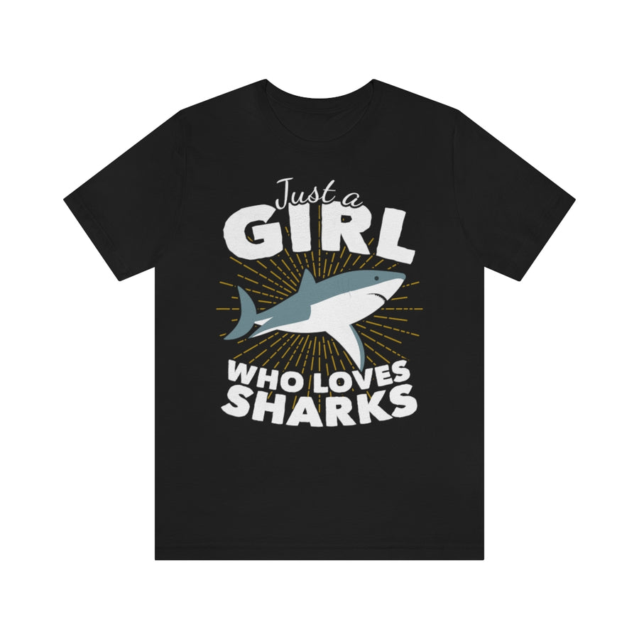 Just a Girl Who Loves Sharks TextileDE Germany