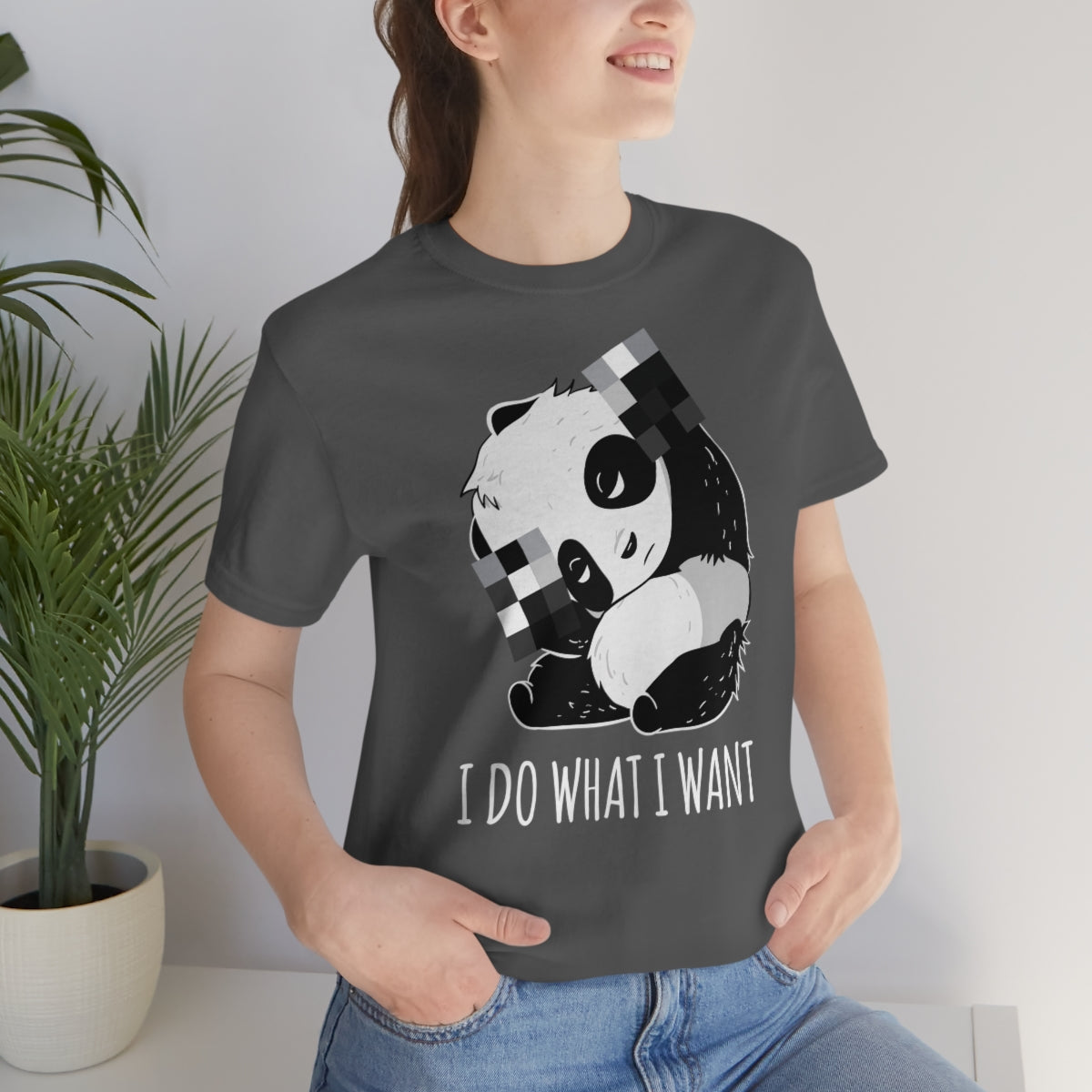 Panda I Do What I Want TShirtSon UK