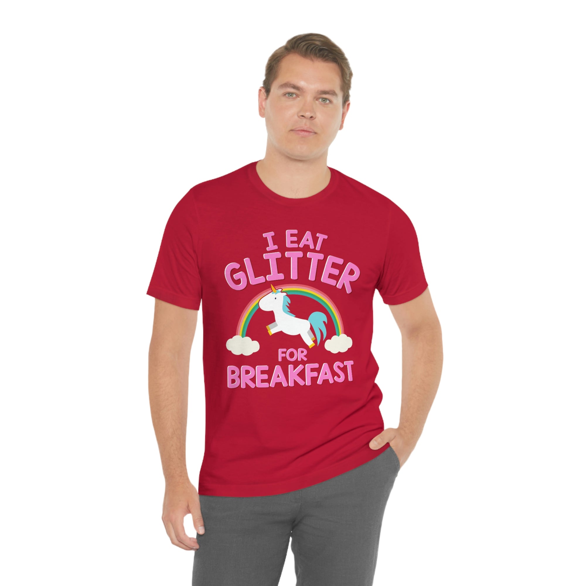 Unicorn Eat Glitter Breakfast TShirtSon UK