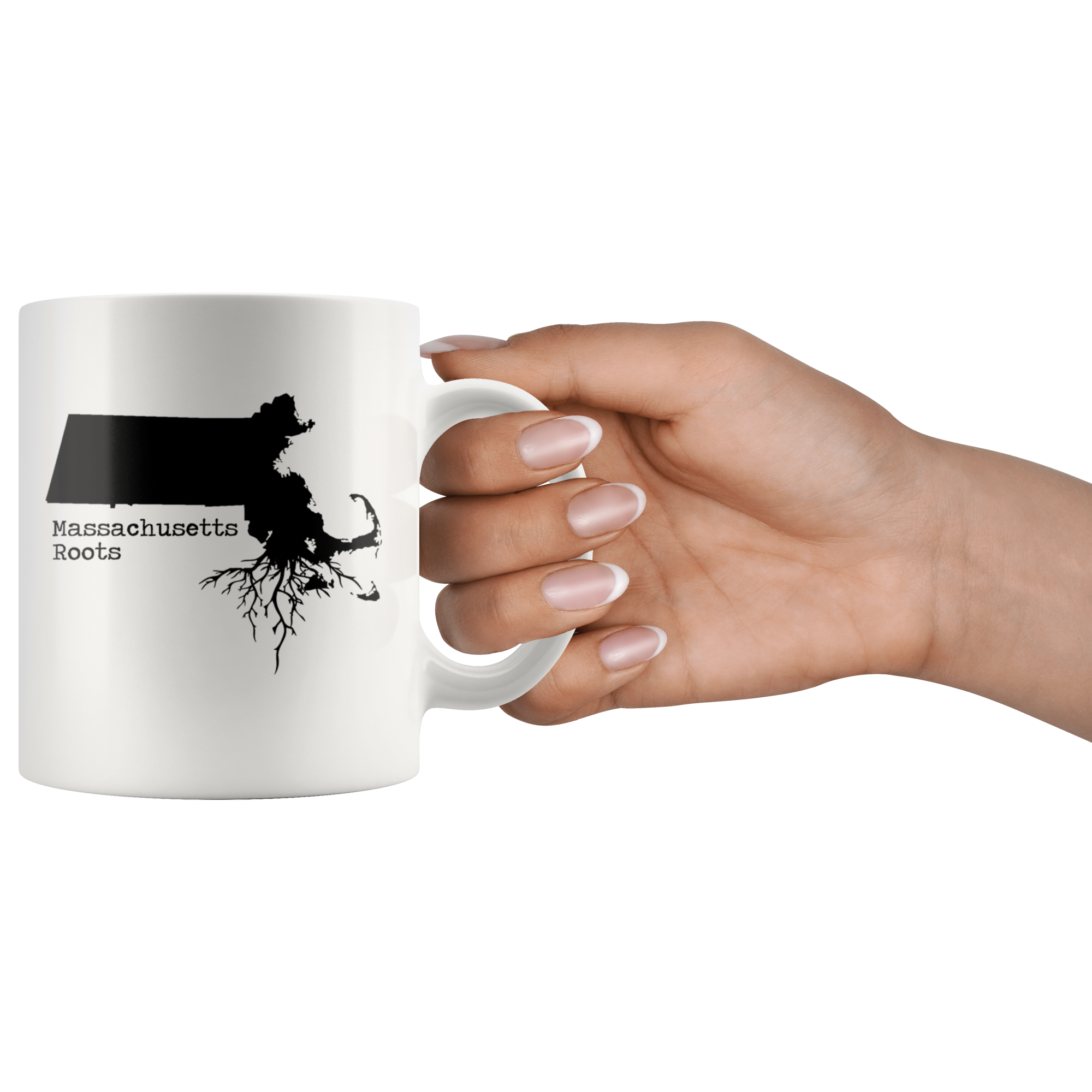 White Mugs - Massachusetts Roots