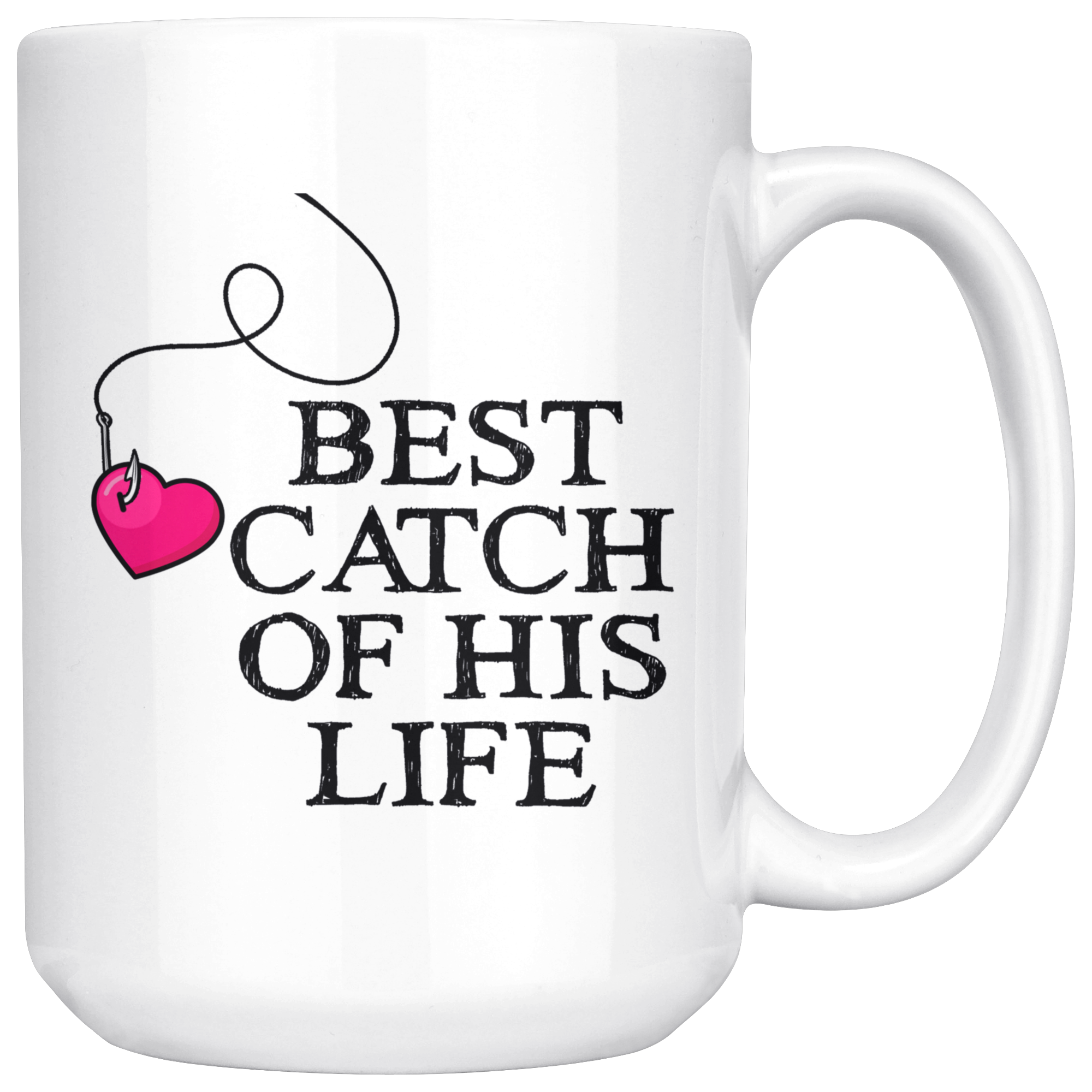 White Mugs - Fishing Matching Mug Best Catch