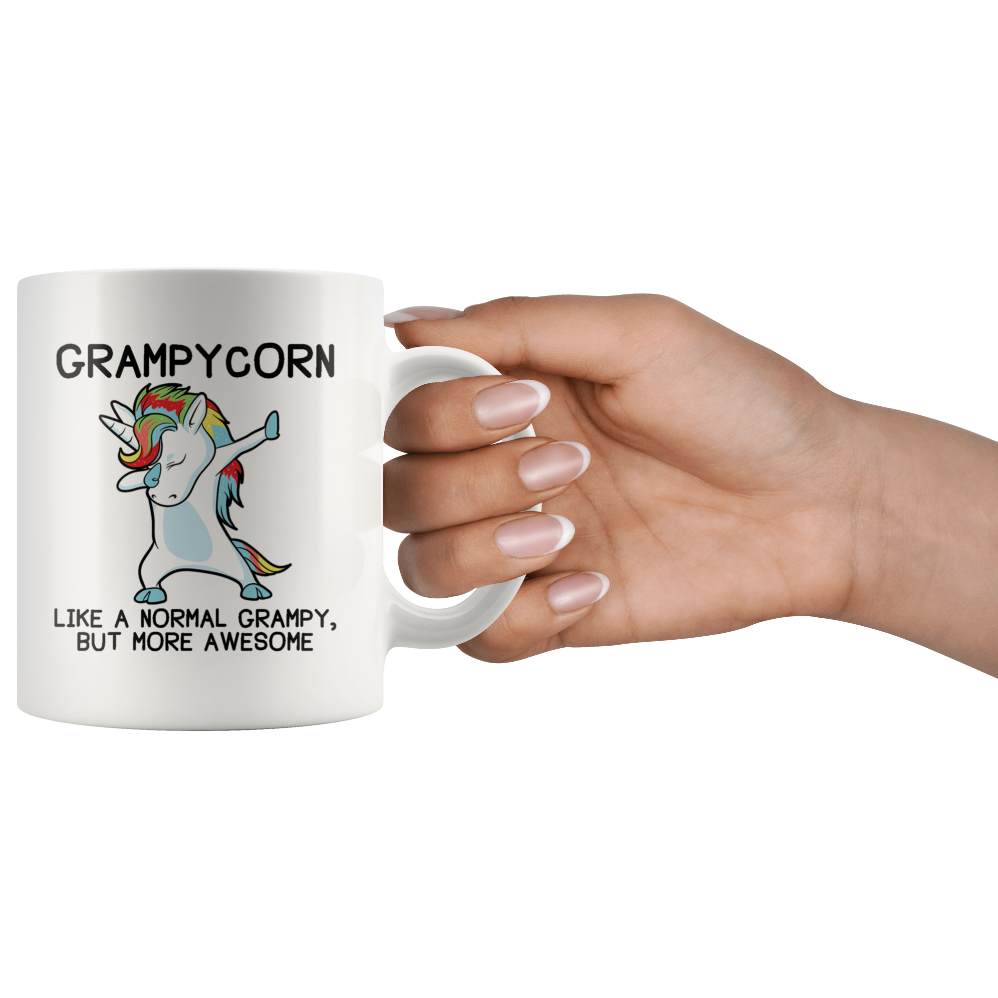 White 11oz Mug - Grampycorn