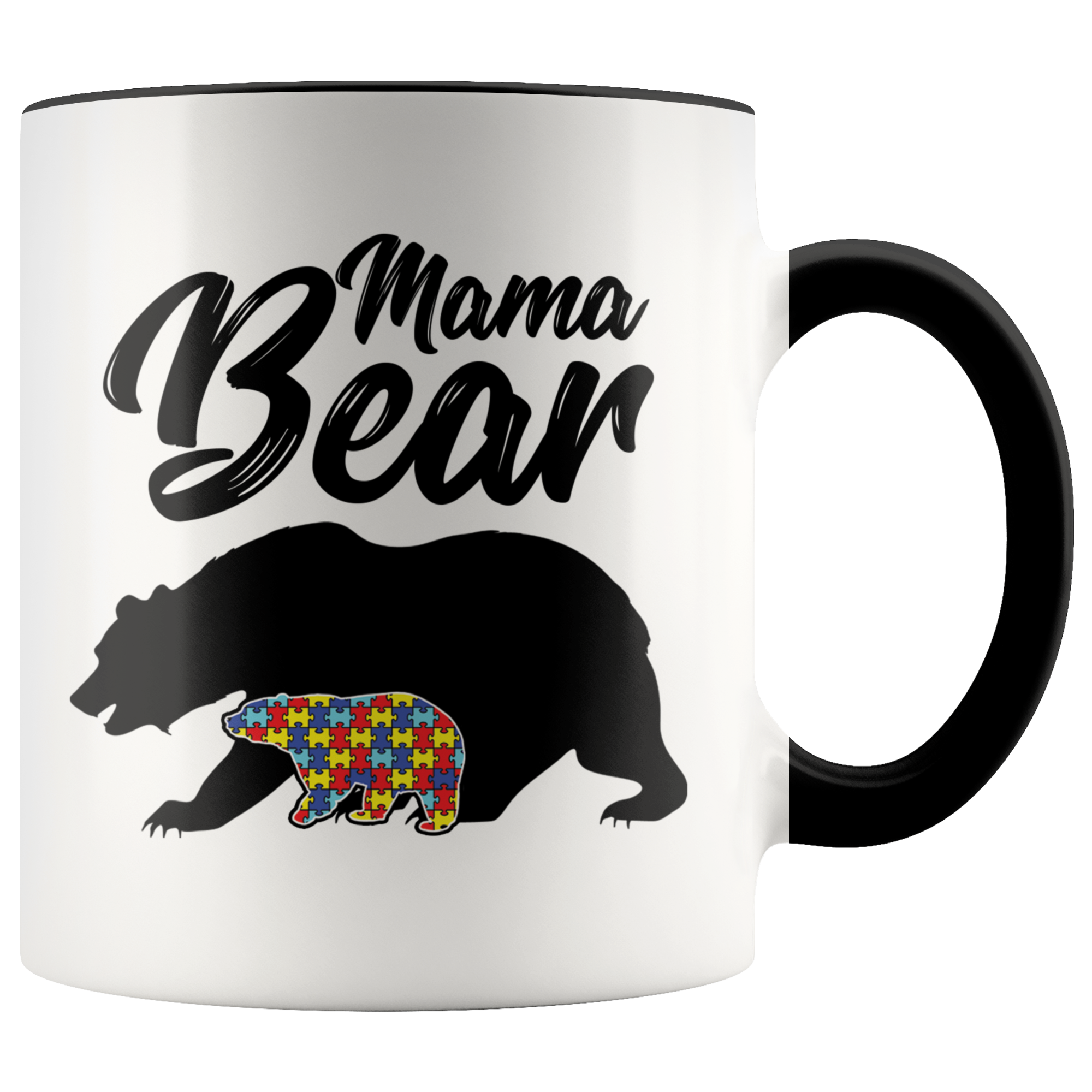 Accent Mug - Autism Mama Bear