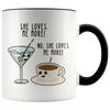 Accent Mug - Martini Coffee She Loves