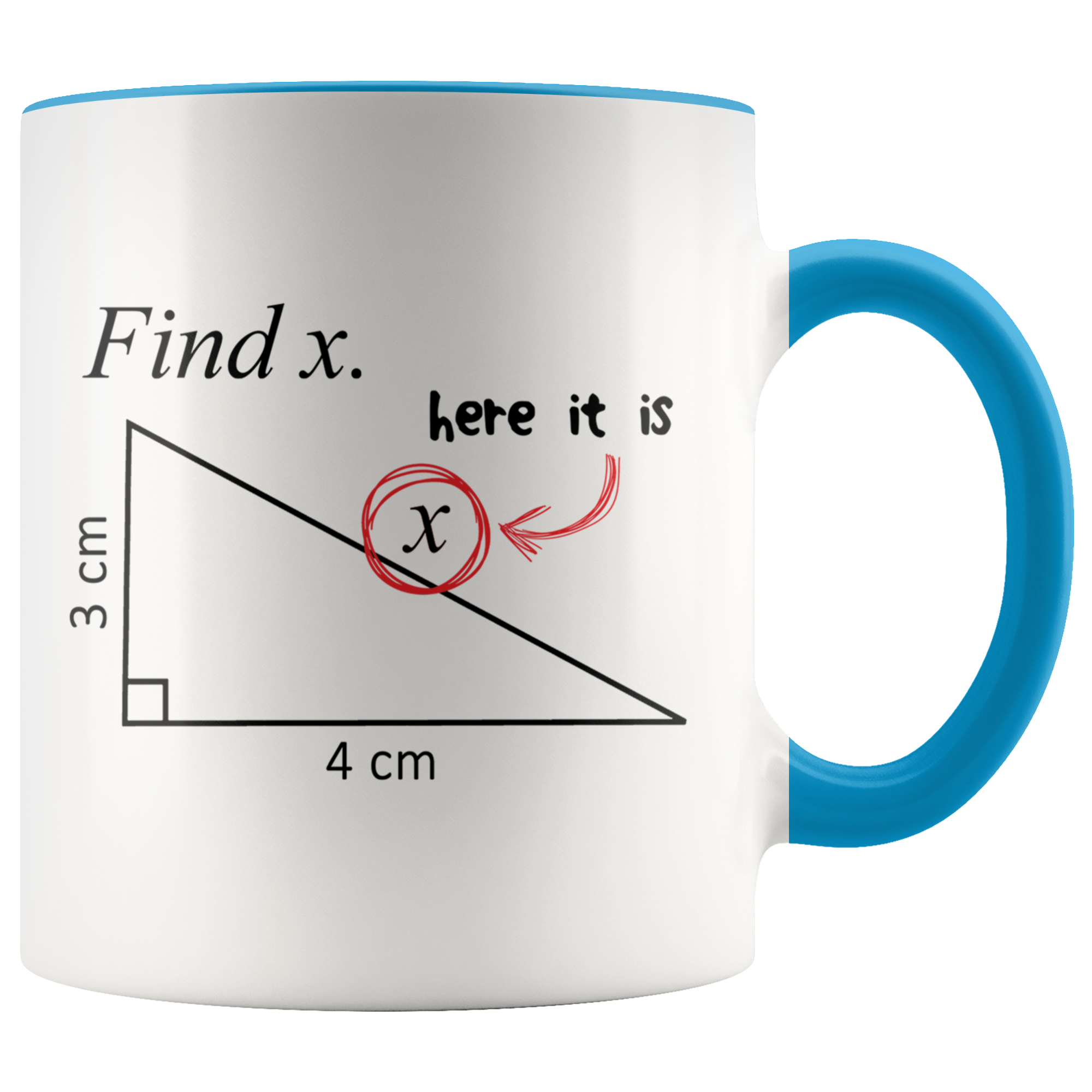 Accent Mug - Math Find X