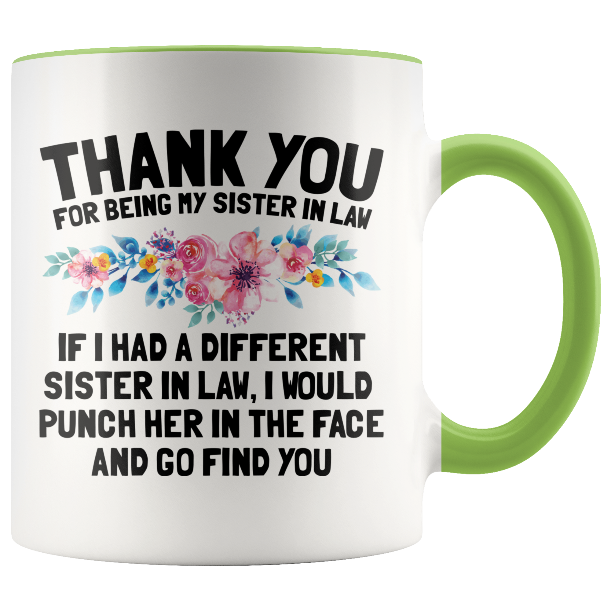 Accent Mug - Sister In Law Punch In Face
