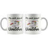 White 11oz Mug - Unicorn Spirit Animal