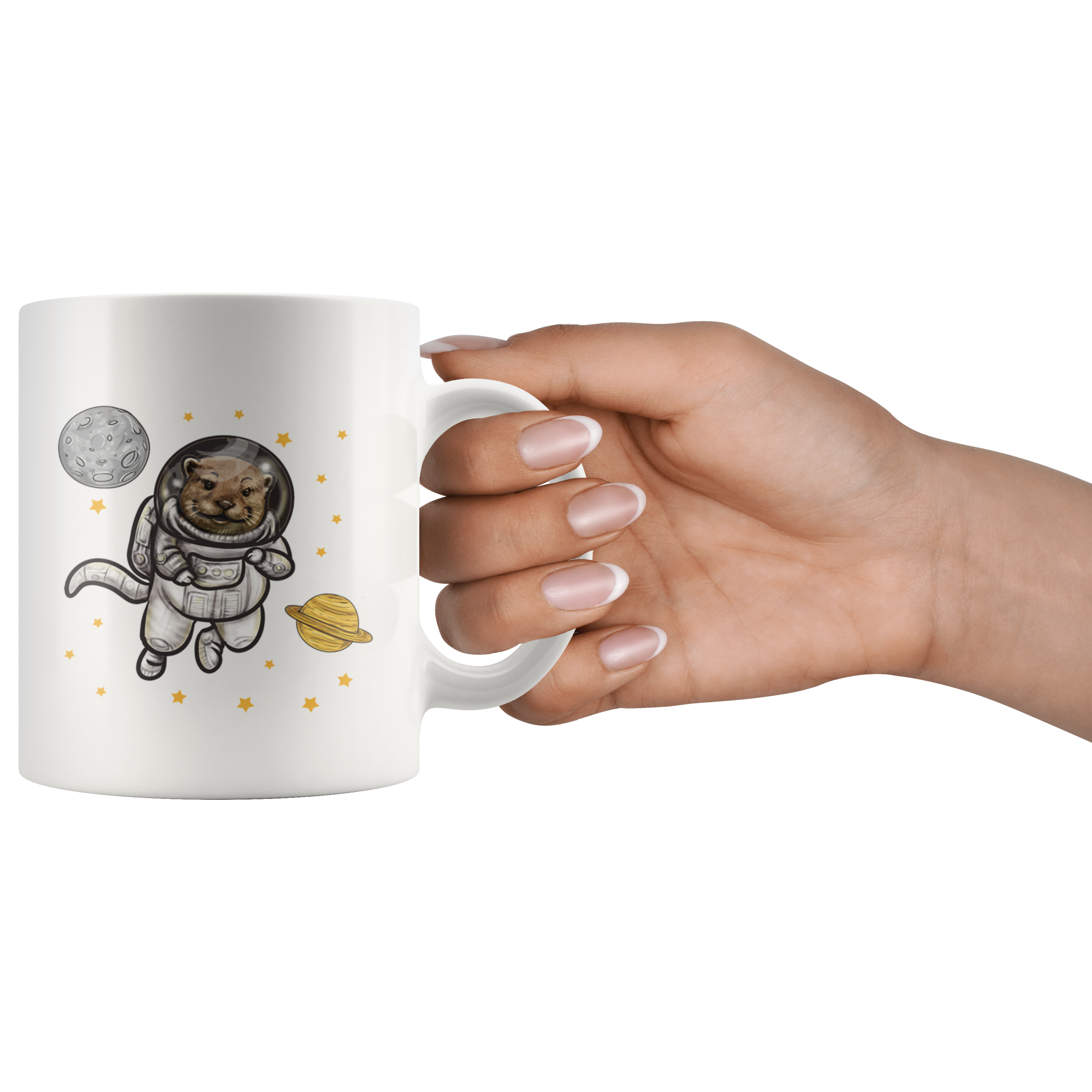 White Mugs - Otter Space