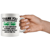 White 11oz Mug - Thank You Husband Punch In Face