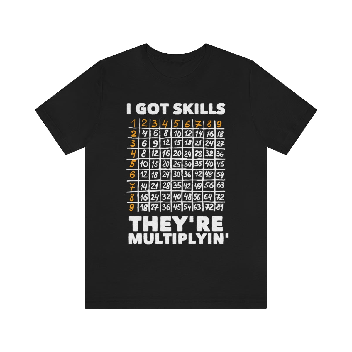 Math Skills Multiplyin TShirtSon UK