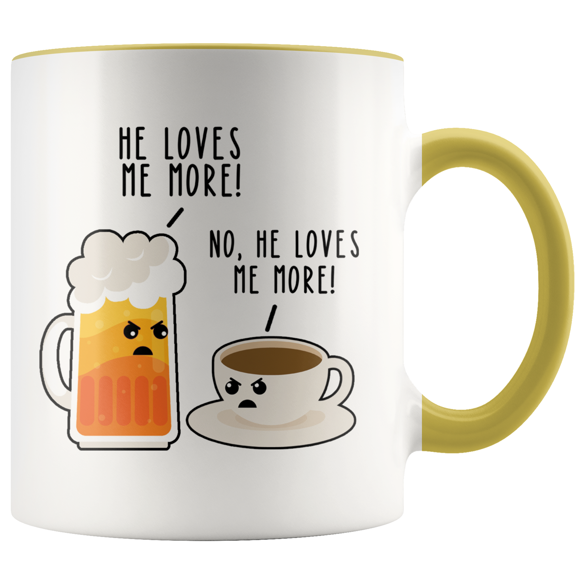 Accent Mug - Beer Coffee Love
