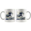 White 11oz Mug - Great Wave Off Kanagawa