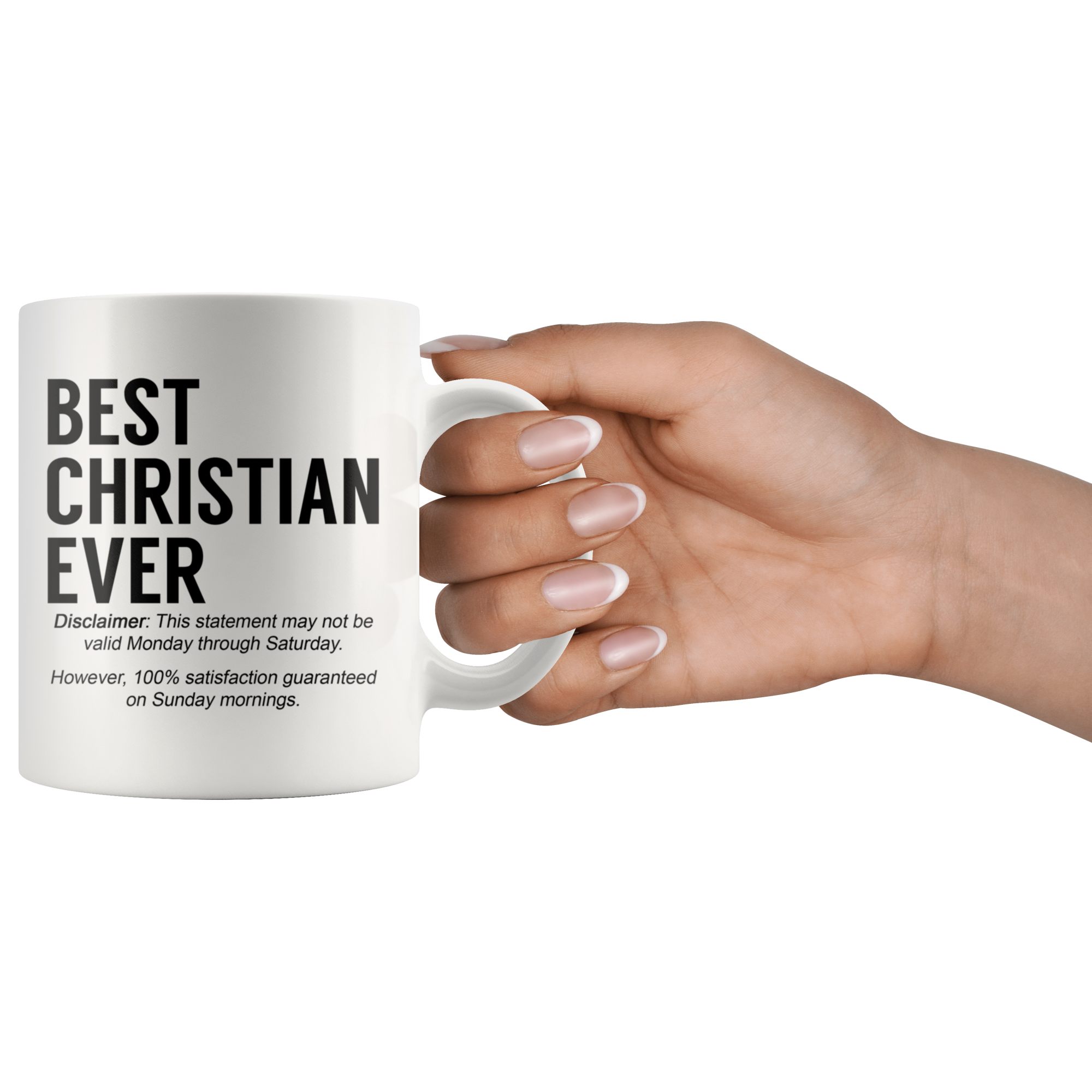 White Mugs - Best Christian Ever