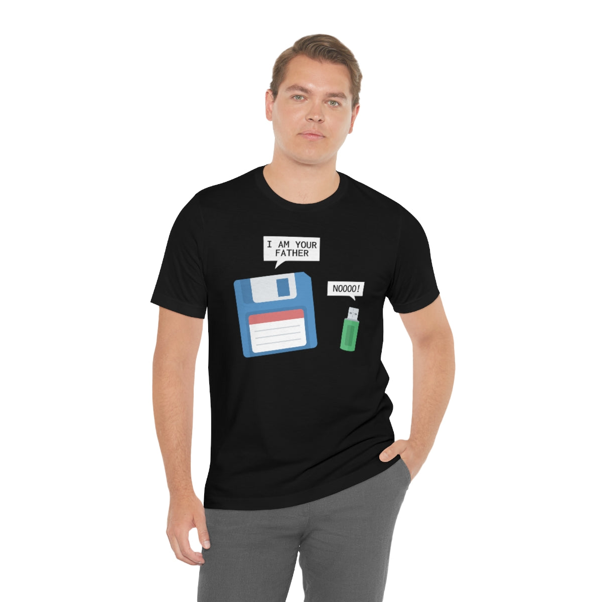 Floppy Disk USB Father TShirtSon UK
