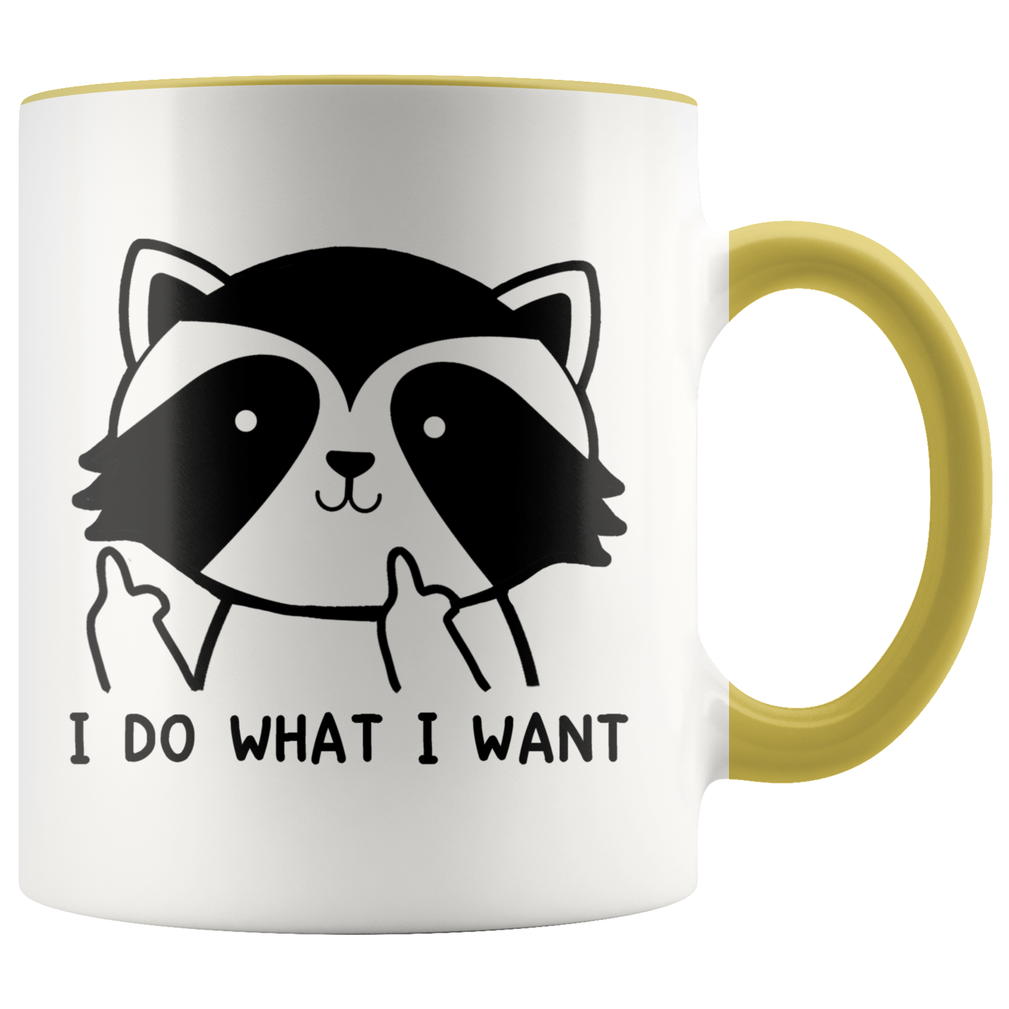 Accent Mug - Raccoon Do What I Want