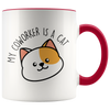 Accent Mug - My Coworker Is A Cat