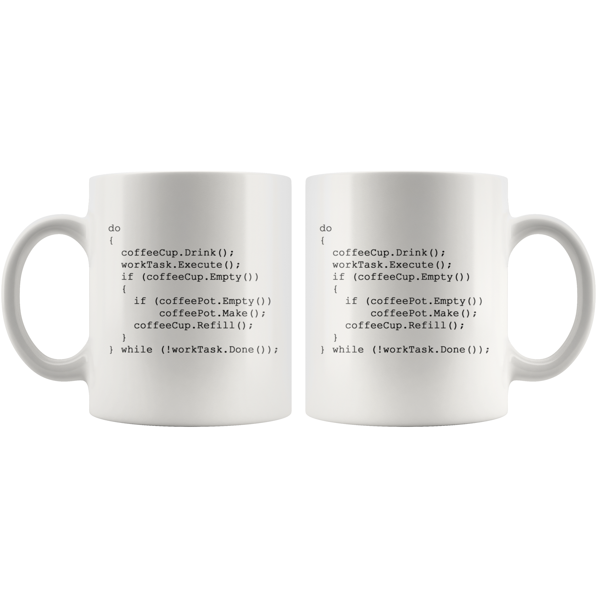 White 11oz Mug - Computer Science Coffee