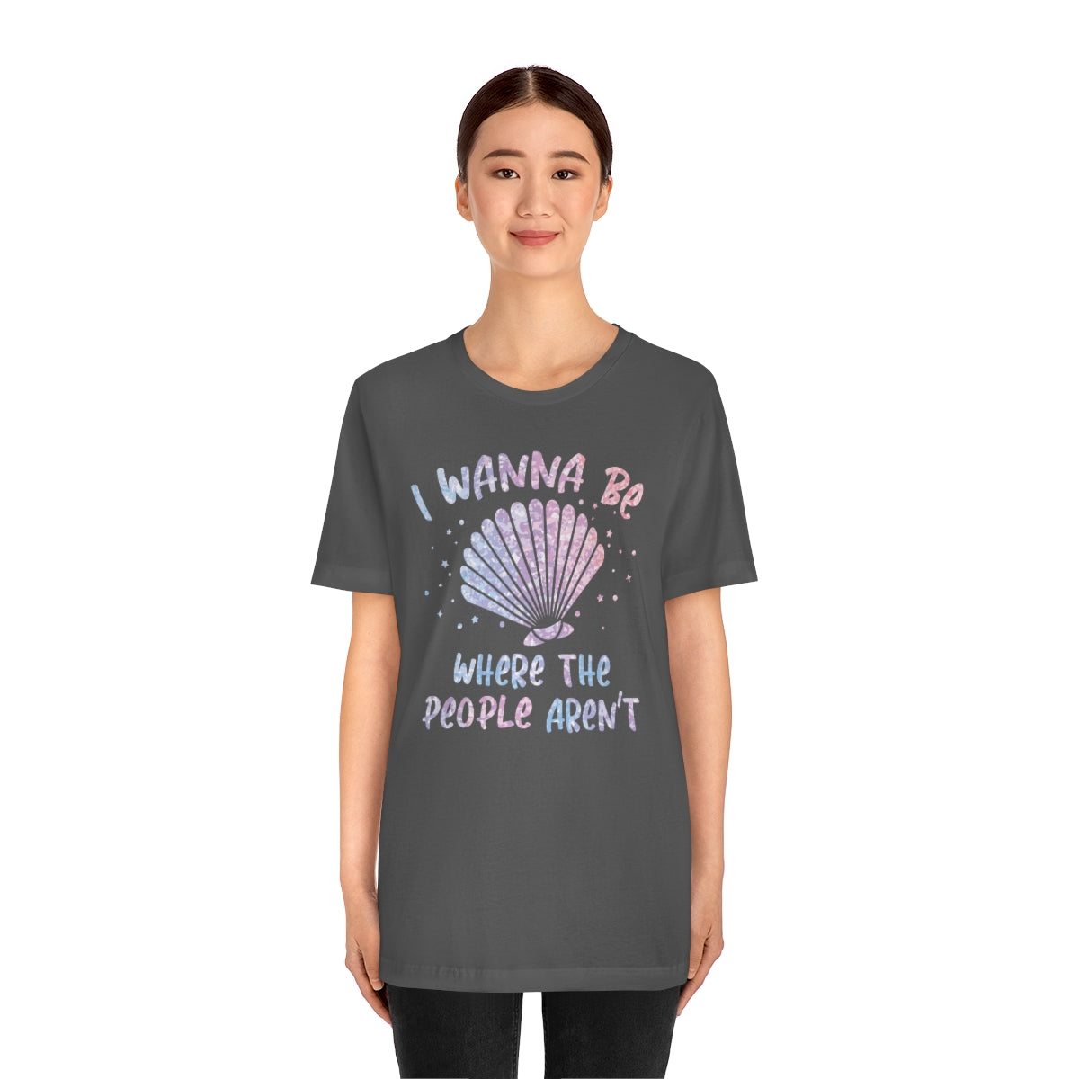 I Wanna Be Where The People Aren't Mermaid TShirtSon UK