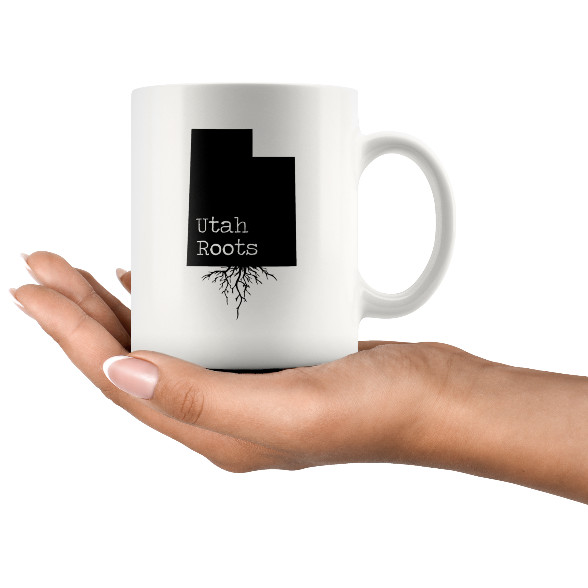 White Mugs - Utah Roots