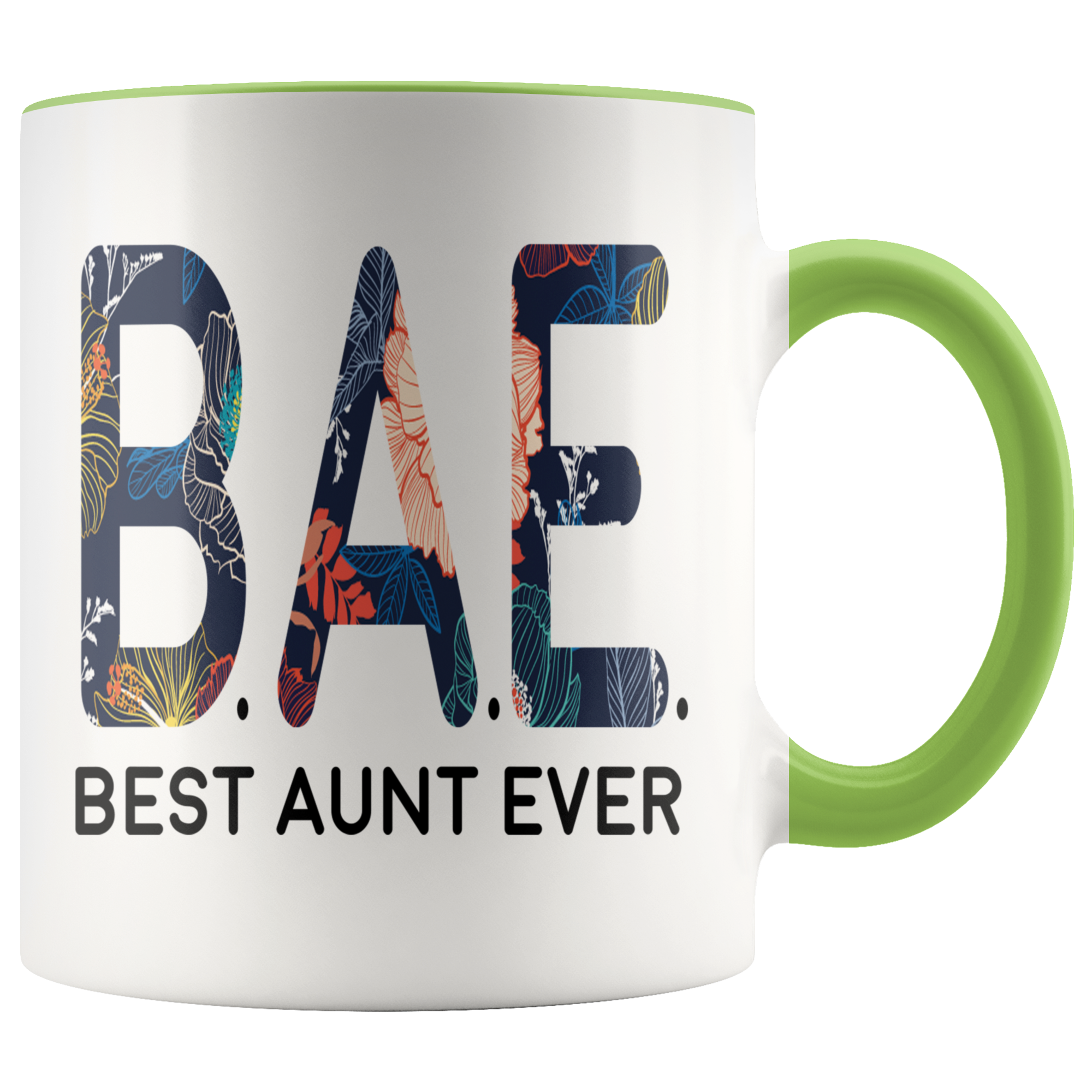 Accent Mug - BAE Best Aunt Ever