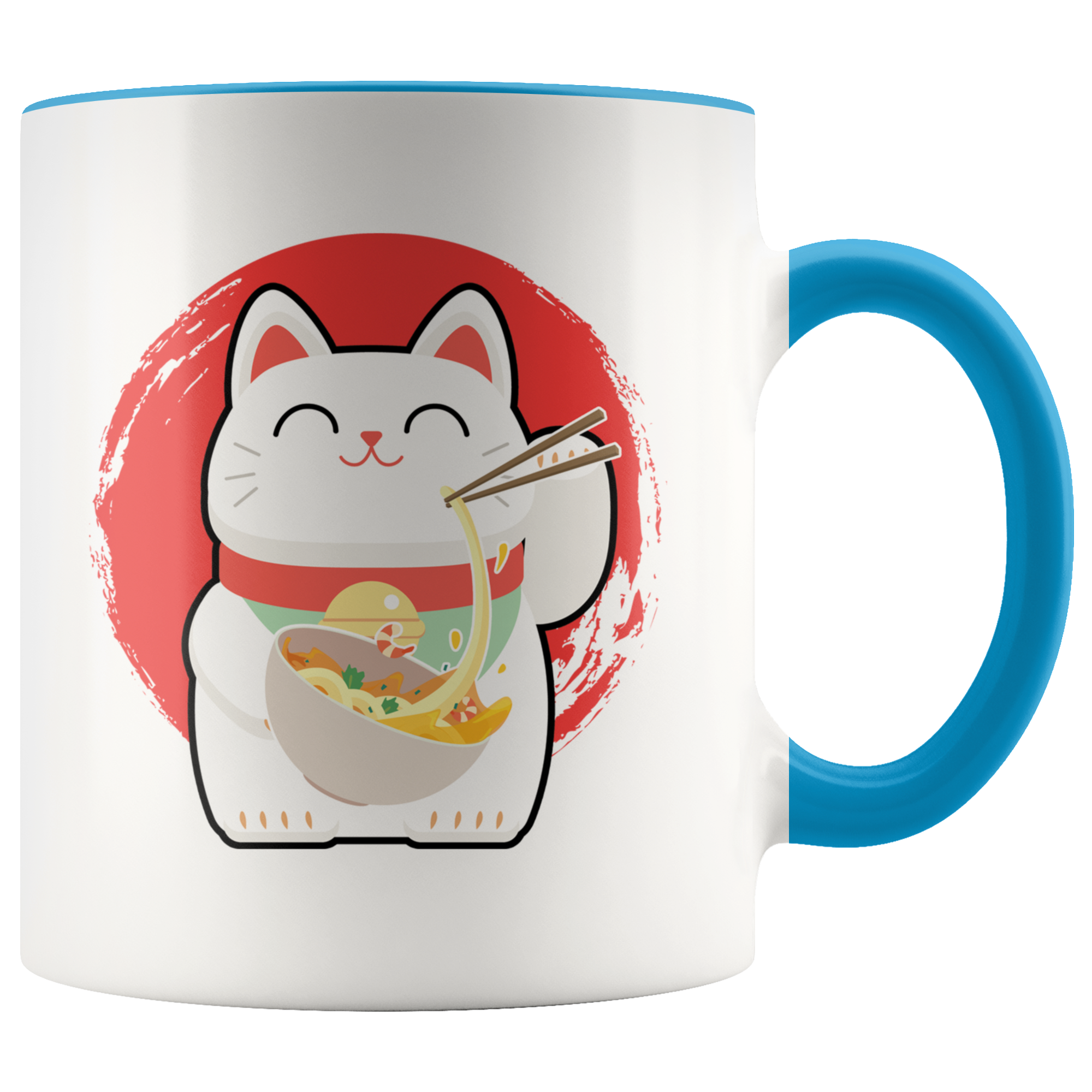 Accent Mug - Ramen Lucky Cat