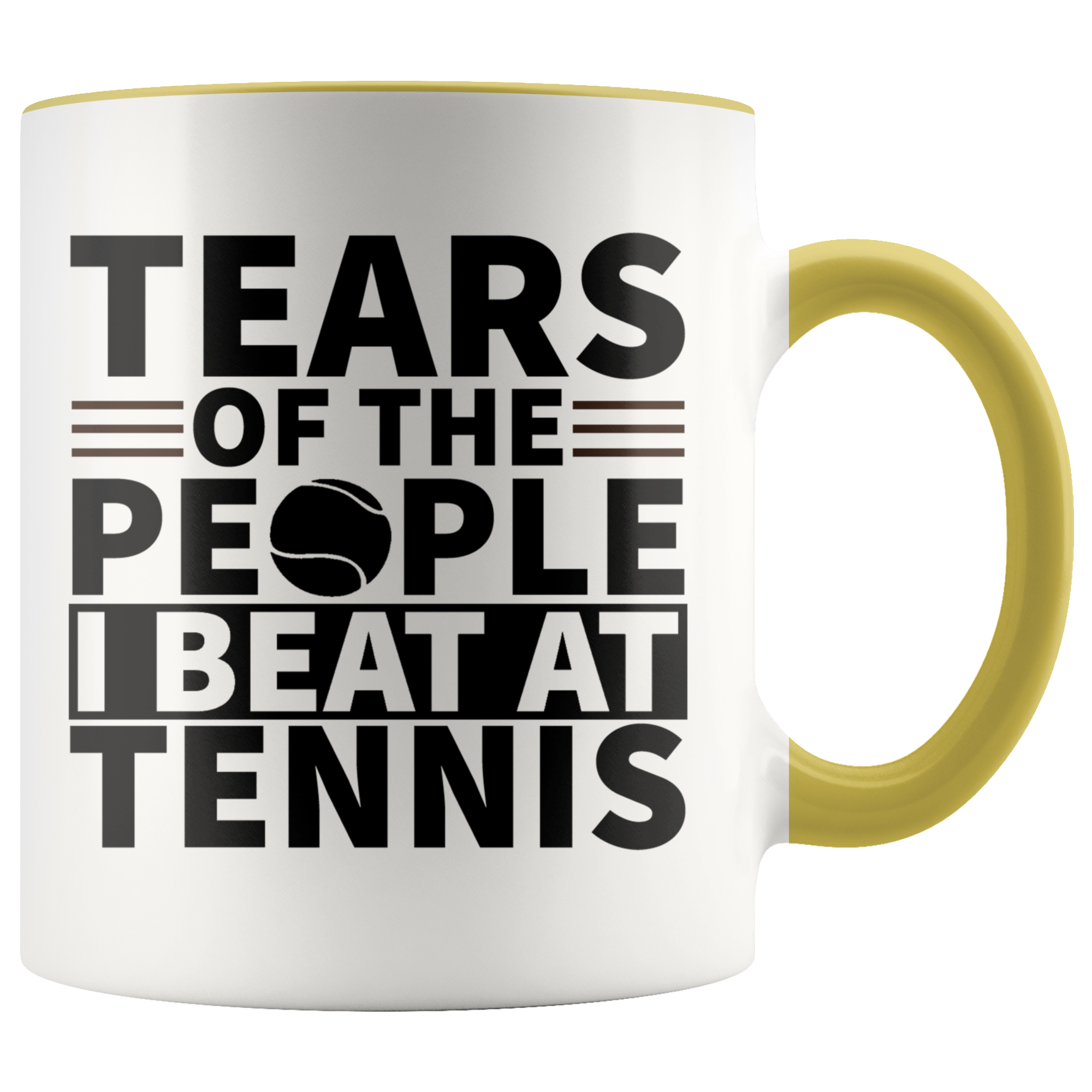 Accent Mug - Tears Of The People I Beat At Tennis