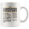 Accent Mug - Carpenter Hourly Rate