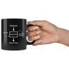 Black 11oz Mug - Problem Solution Recruiter