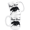 White 15oz Mug - Papa Bear Mug