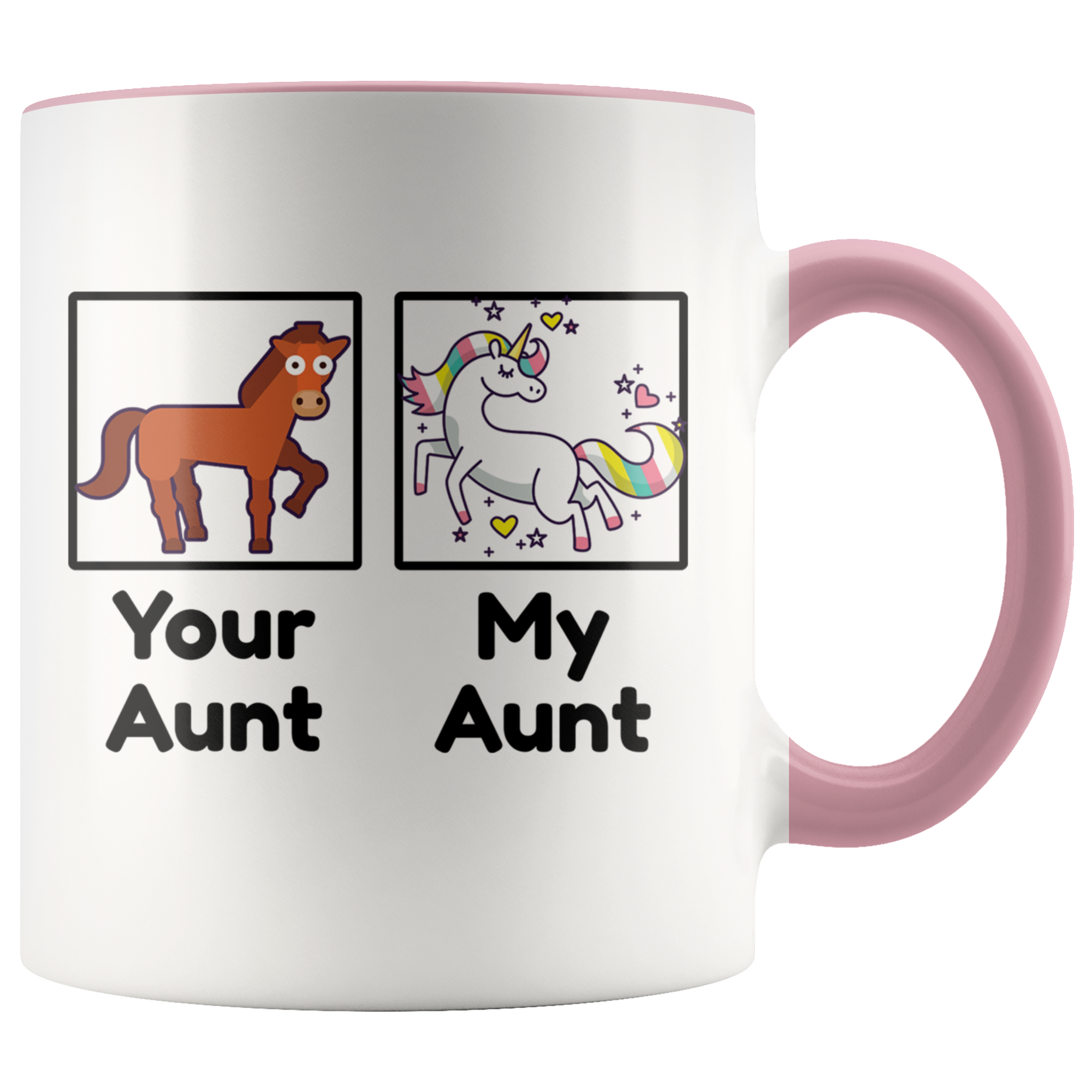 Accent Mug - Your Aunt My Aunt Unicorn