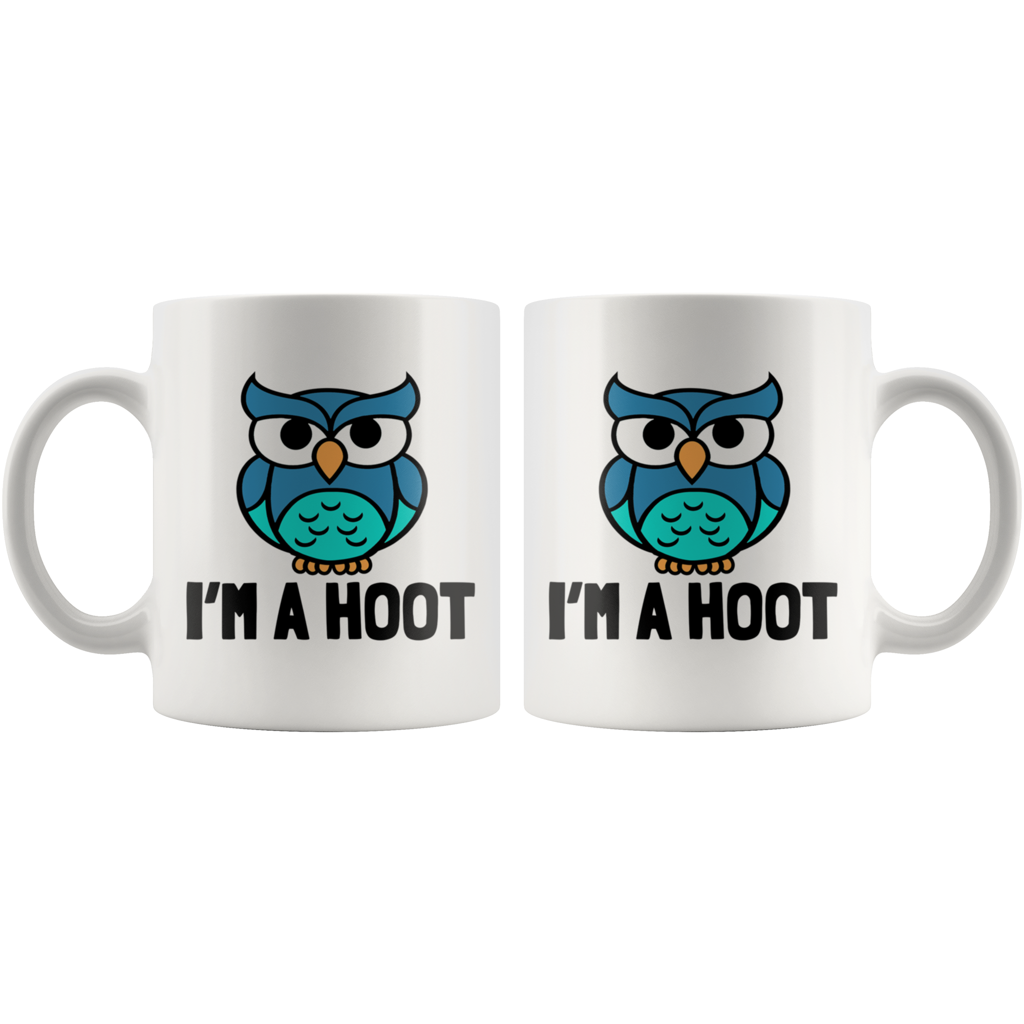 White Mugs - Owl I'm A Hoot