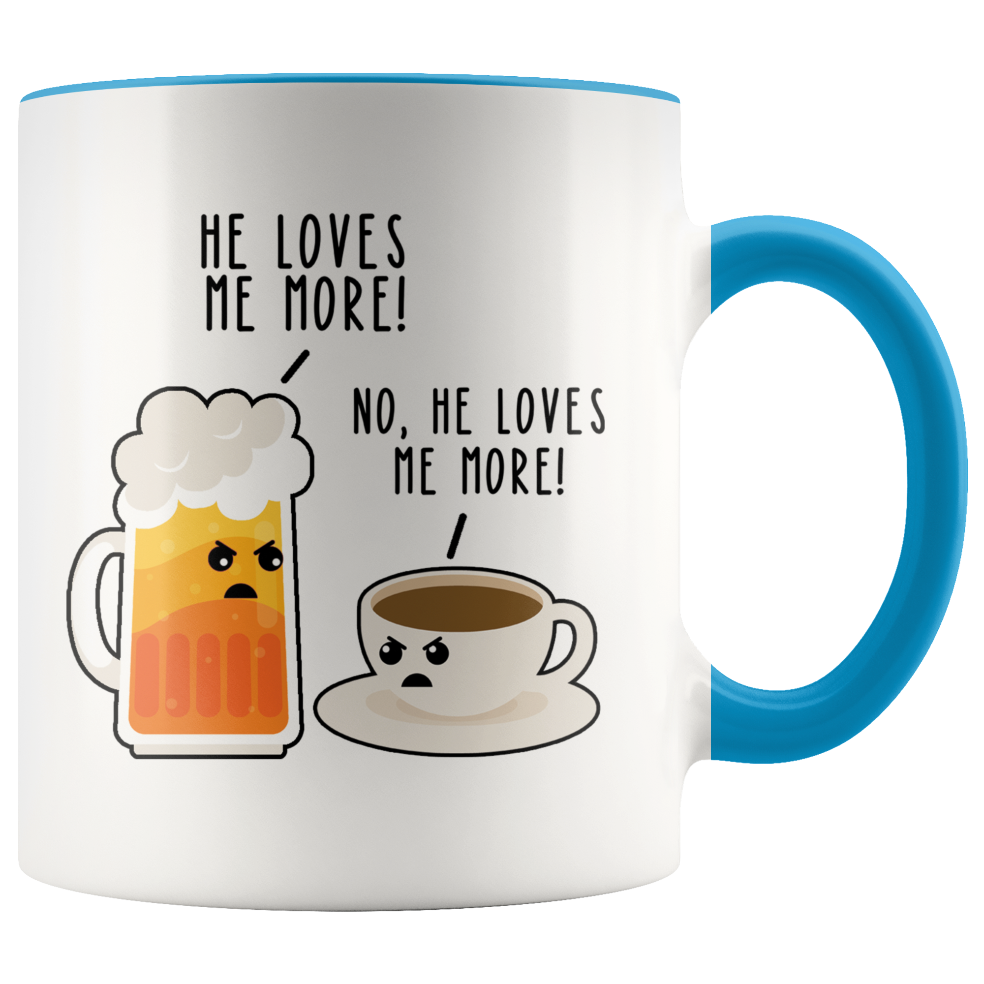 Accent Mug - Beer Coffee Love