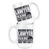 White Mugs - Lawyer Pig In Mud