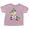 Toddler Unicorn Weightlifting T-Shirt