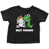 Best Friends Unicorn T-Rex Toddler Shirts